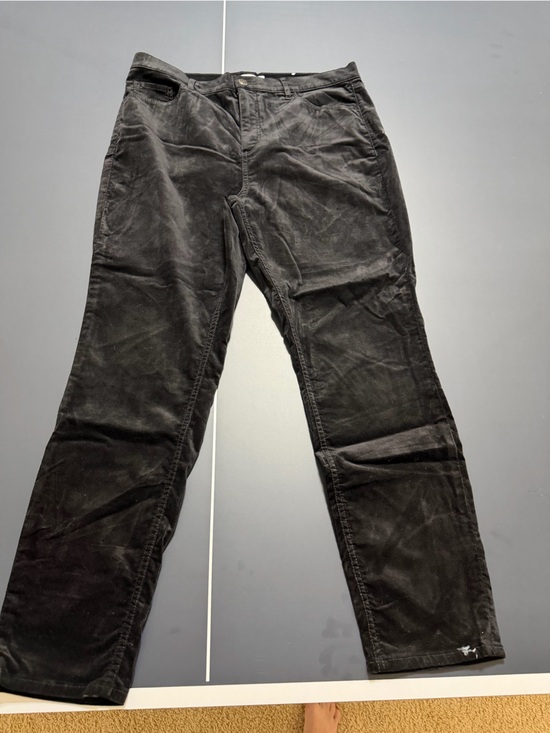 LOFT Denim - LOFT Black velvet Straight-Leg Women's Jeans